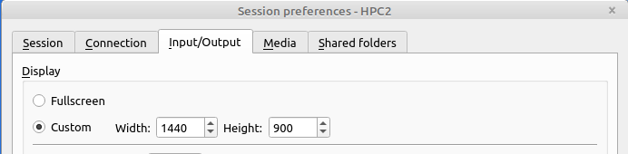 Configuration session x2go02