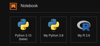 Kernel dans JupyterLab