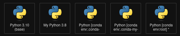 Kernel dans JupyterLab